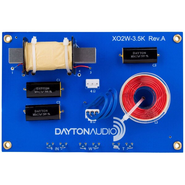 Main product image for Dayton Audio XO2W-3.5K 2-Way Crossover 3,500 Hz 260-146